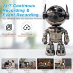 2MP 1080P Astronaut Robot IP WiFi Camera – Baby Monitor with Night Vision, Private Space Security - Image 9