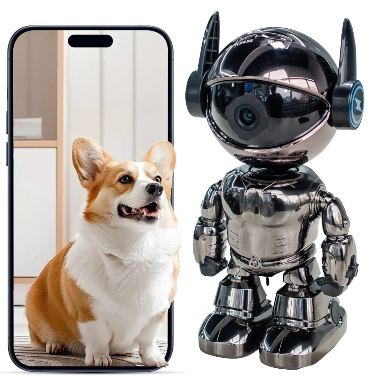 2MP 1080P Astronaut Robot IP WiFi Camera – Baby Monitor with Night Vision, Private Space Security - Image 8