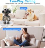 2MP 1080P Astronaut Robot IP WiFi Camera – Baby Monitor with Night Vision, Private Space Security - Image 7