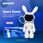 White Rabbit Space Bunny Starry Sky Light With Bluetooth Speaker - Image 3