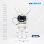 White Rabbit Space Bunny Starry Sky Light With Bluetooth Speaker - Image 2