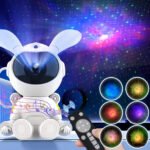 White Rabbit Space Bunny Starry Sky Light With Bluetooth Speaker - Image 21