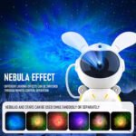White Rabbit Space Bunny Starry Sky Light With Bluetooth Speaker - Image 22