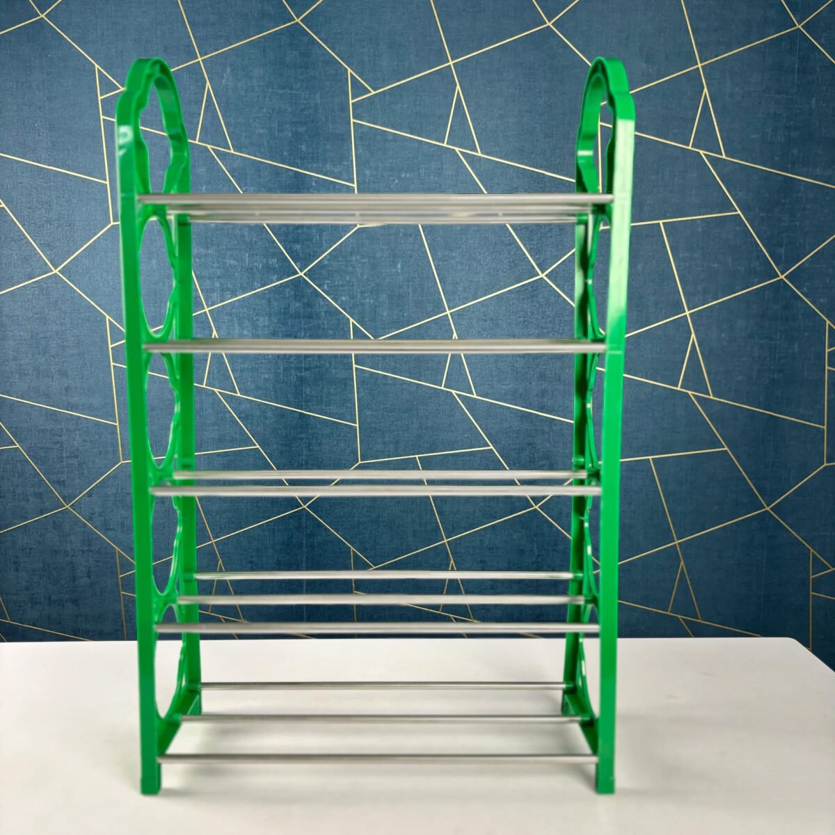5-Layer-Shoe-Rack-Green