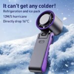 Y19 100 Speed Foldable Ice Fan - Image 3