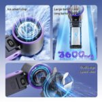 Y19 100 Speed Foldable Ice Fan - Image 6