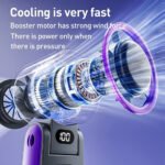 Y19 100 Speed Foldable Ice Fan - Image 7