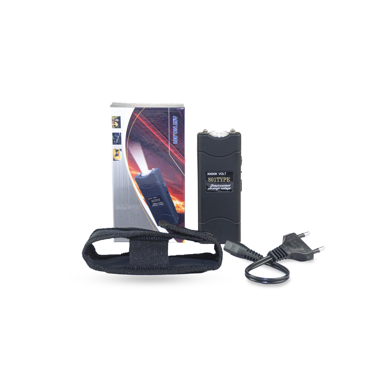 High Voltage Electric Shock Device for Self Defence with LED Flashlight 801 Type - Image 11