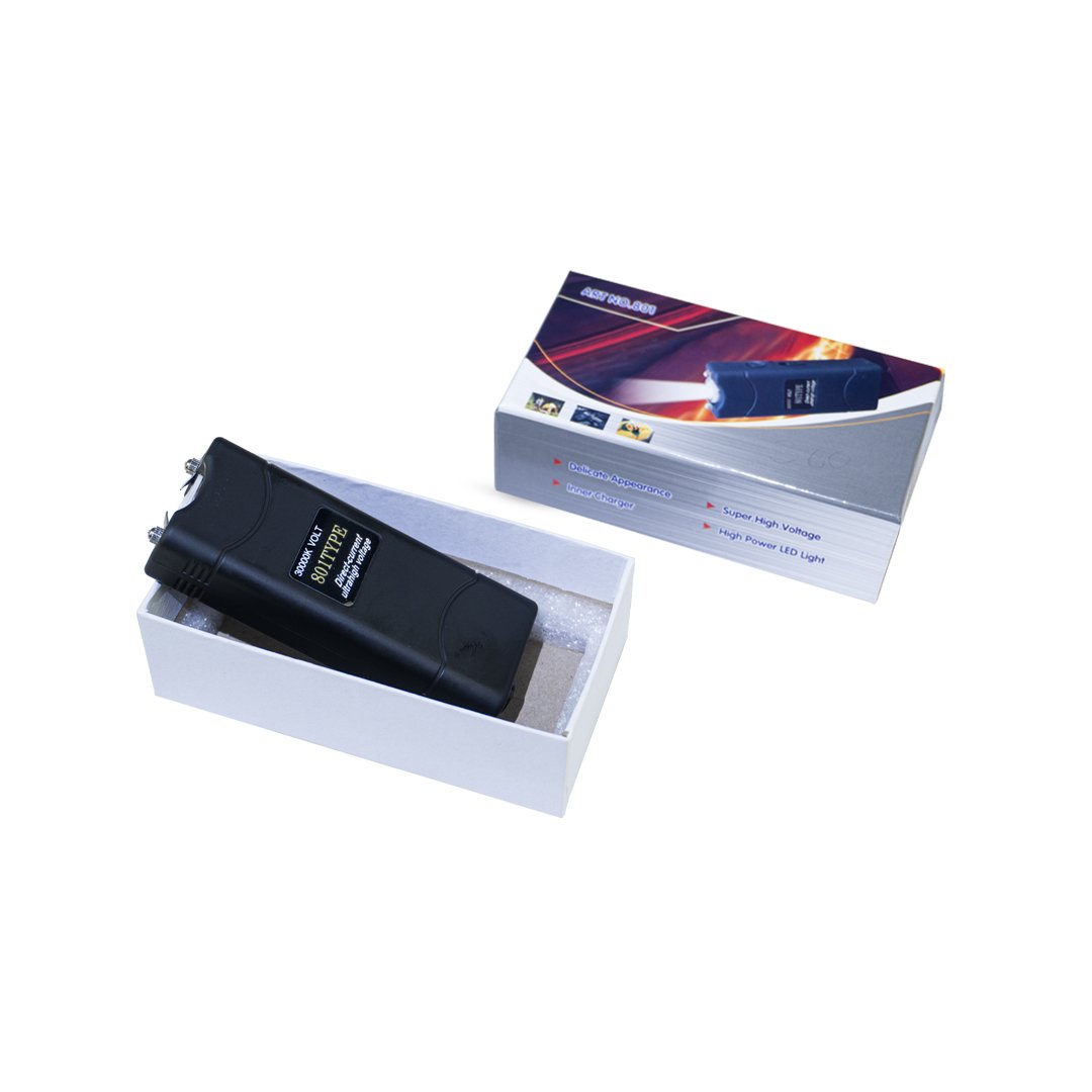 High Voltage Electric Shock Device for Self Defence with LED Flashlight 801 Type - Image 12