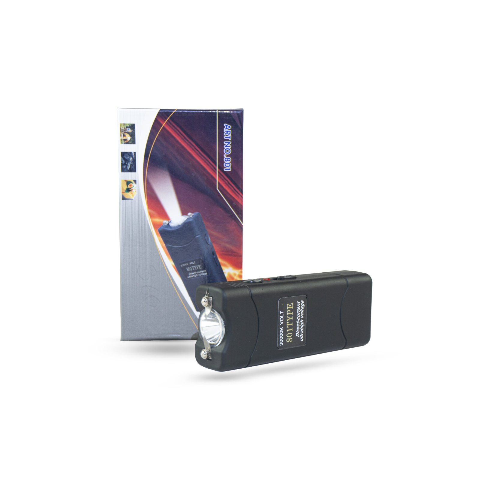 High Voltage Electric Shock Device for Self Defence with LED Flashlight 801 Type - Image 10