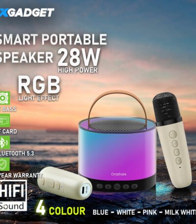 K52 Wireless Bluetooth Multifunctional Speaker with 2 Microphone