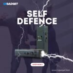 High Voltage Electric Shock Device for Self Defence with LED Flashlight