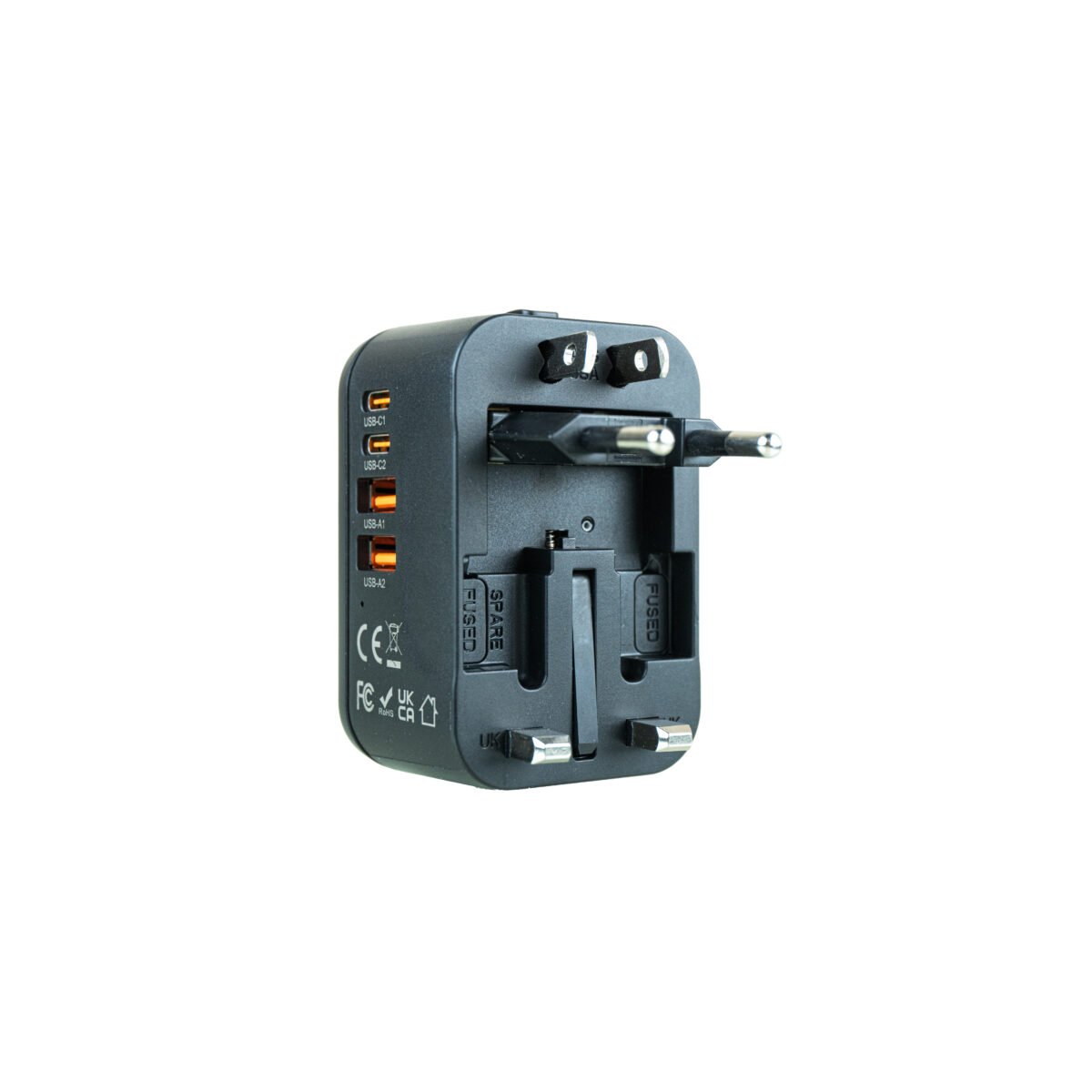 Universal Travel Adapter with USB & Type-C Ports - Image 6
