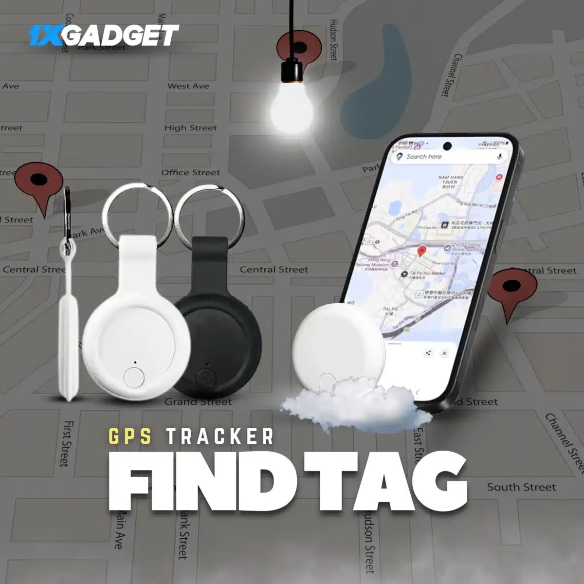 FindTag Smart Anti-Lost GPS Tracker (For Android & iOS) - Image 1